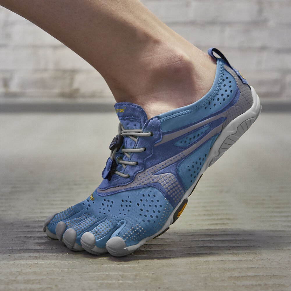 Vibram FiveFingers Dame Løbesko Blå - V-Run - 3180PUIHV